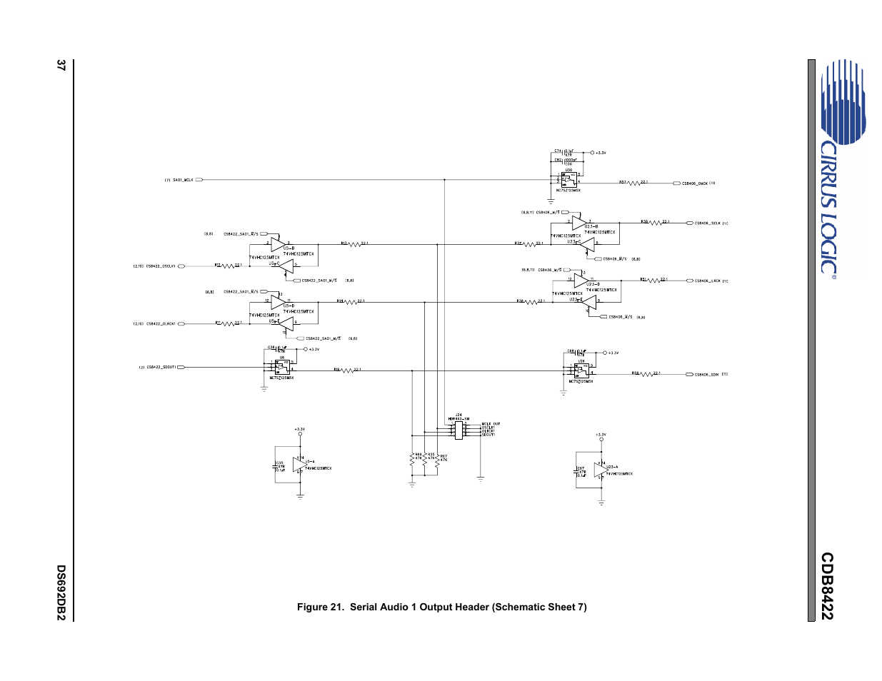 Cdb8422 | Cirrus Logic CDB8422 User Manual | Page 37 / 46