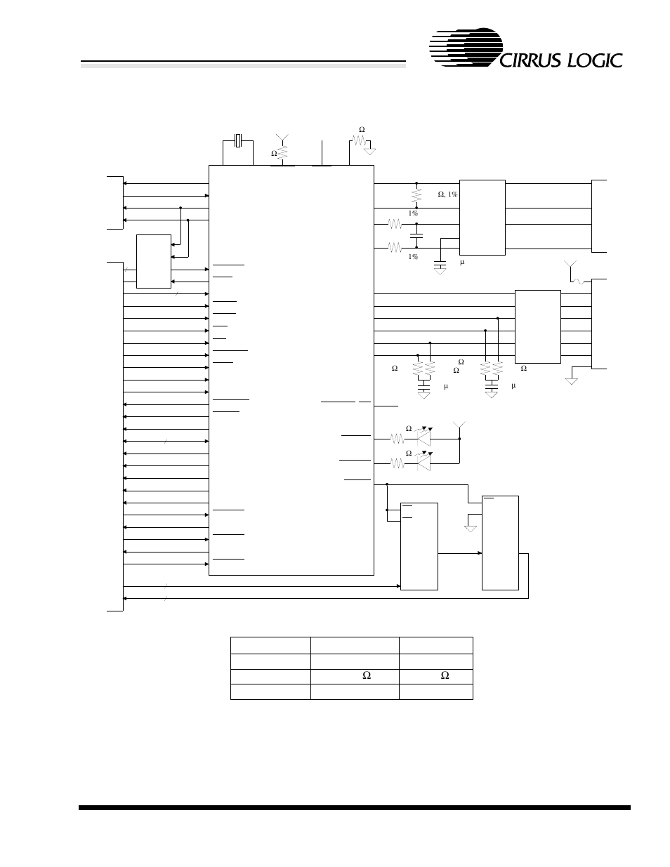 Figure 3. typical isa bus connection diagram, Cs8900a, Crystal lan™ ethernet controller | Cirrus logic product datasheet, And t, 3 ω 8.0 ω t | Cirrus Logic CS8900A User Manual | Page 11 / 138