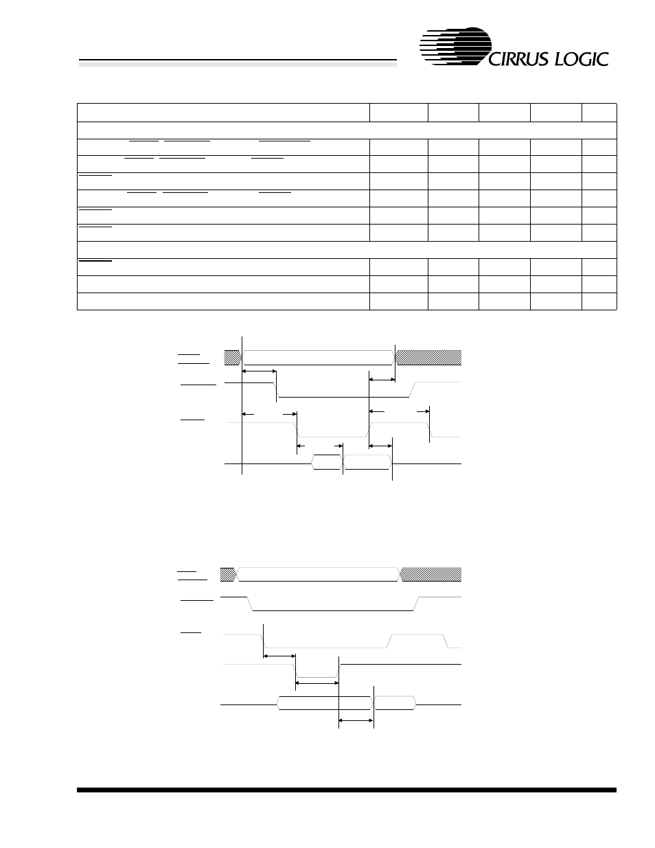 Switching characteristics, Figure 36. 16-bit memory read, iochrdy not used, Figure 37. 16-bit memory read, with iochrdy | Cs8900a, Crystal lan™ ethernet controller | Cirrus Logic CS8900A User Manual | Page 115 / 138