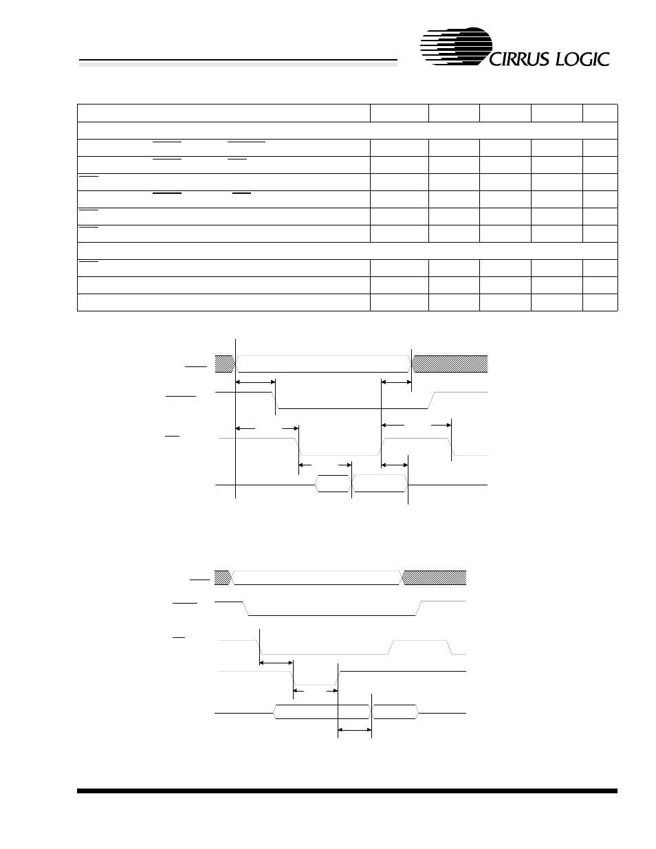 4 switching characteristics, Figure 49. 16-bit i/o read, iochrdy not used, Figure 50. 16-bit i/o read, with iochrdy | Cs8900a, Crystal lan™ ethernet controller | Cirrus Logic CS8900A User Manual | Page 125 / 138