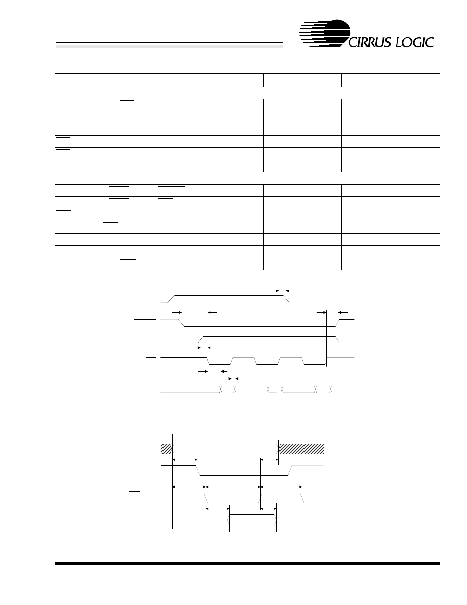 Switching characteristics, Figure 53. 16-bit dma read, Figure 54. 16-bit i/o write | Cs8900a, Crystal lan™ ethernet controller | Cirrus Logic CS8900A User Manual | Page 127 / 138
