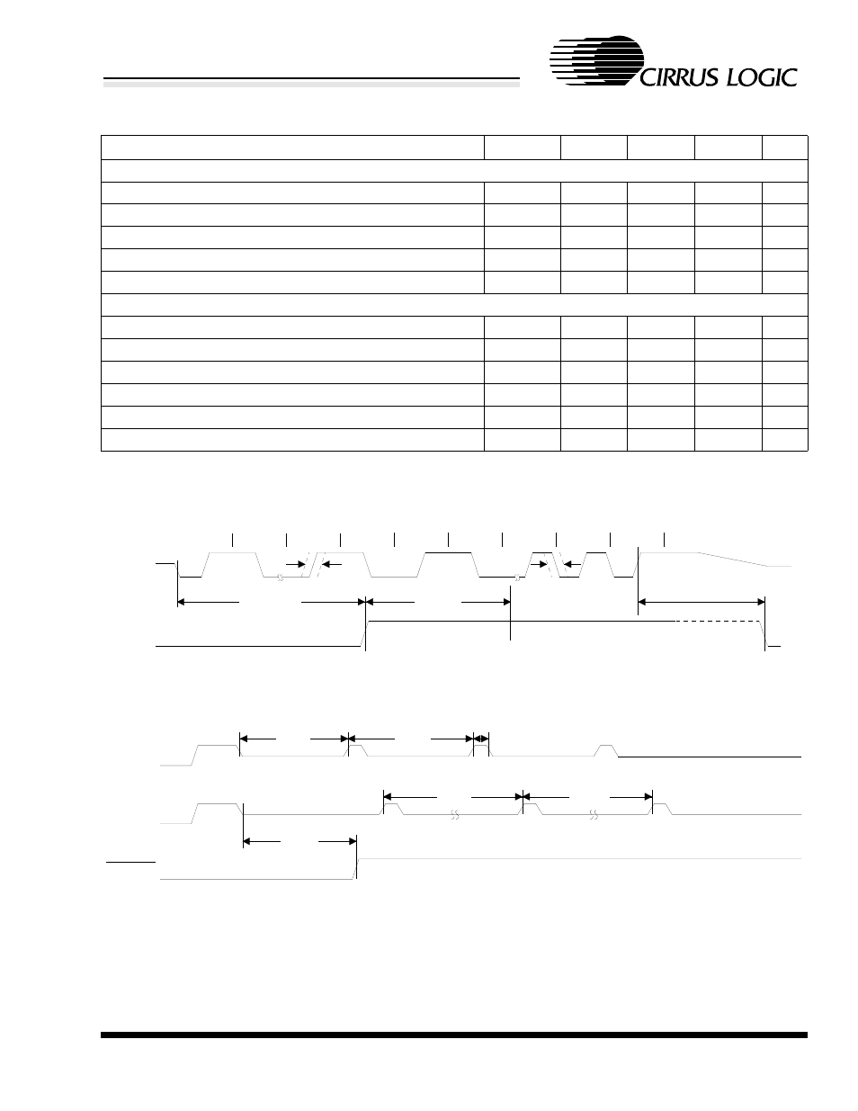 Switching characteristics, Figure 57. 10base-t receive, Figure 58. 10base-t link integrity | Cs8900a, Crystal lan™ ethernet controller | Cirrus Logic CS8900A User Manual | Page 129 / 138