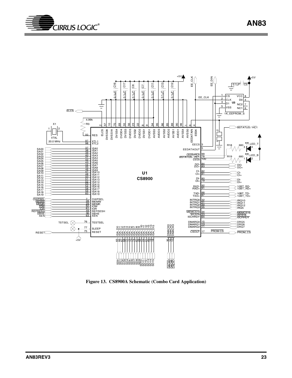 Nd 13 t, An83 | Cirrus Logic AN83 User Manual | Page 23 / 58