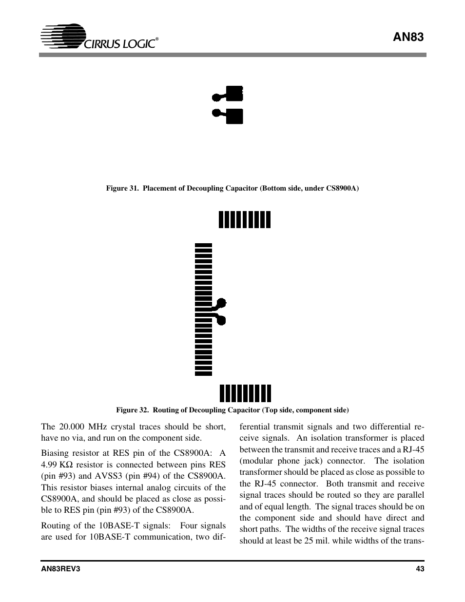 Figures 31, 32 il, An83 | Cirrus Logic AN83 User Manual | Page 43 / 58