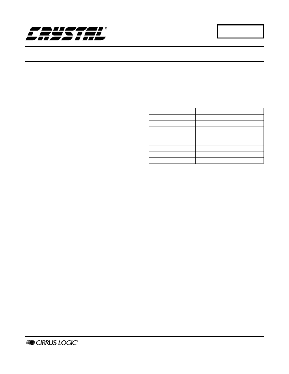 Cirrus Logic AN181 User Manual | 6 pages