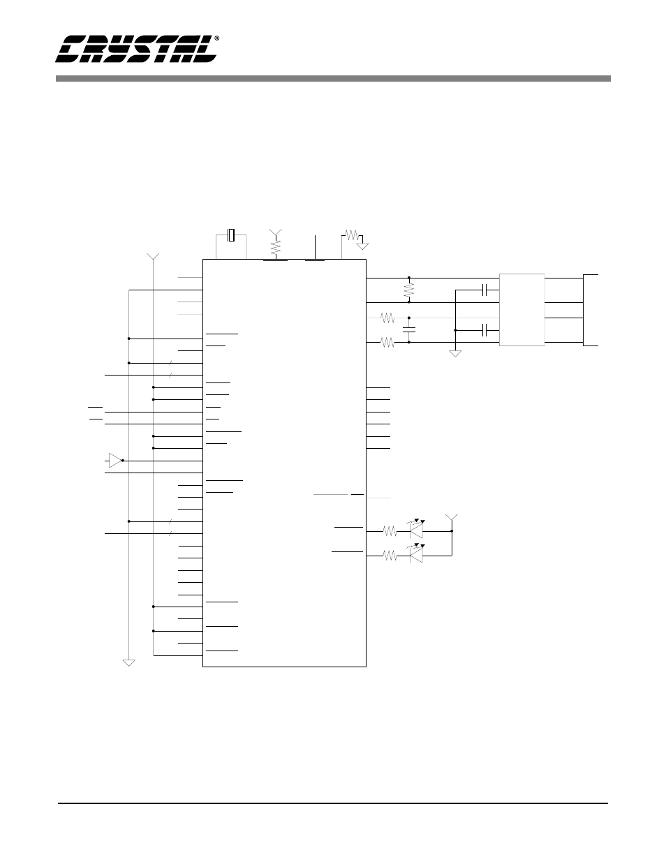 Typical connection diagram, An181, Cs8900 | Cirrus Logic AN181 User Manual | Page 3 / 6