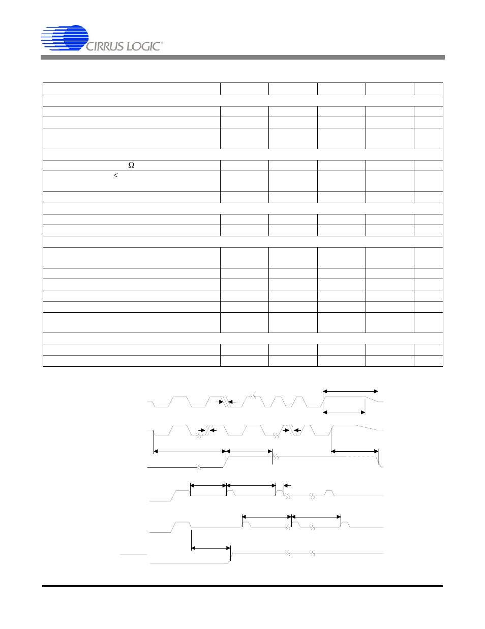 10base-t characteristics, Cs8952 | Cirrus Logic CS8952 User Manual | Page 6 / 81