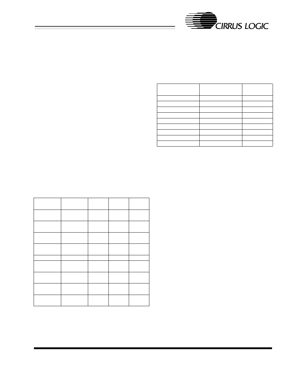 Table 4. auto-negotiation select, Table 5. transmit slew rate, Cdb8952 | Cirrus Logic CS8952 User Manual | Page 3 / 12