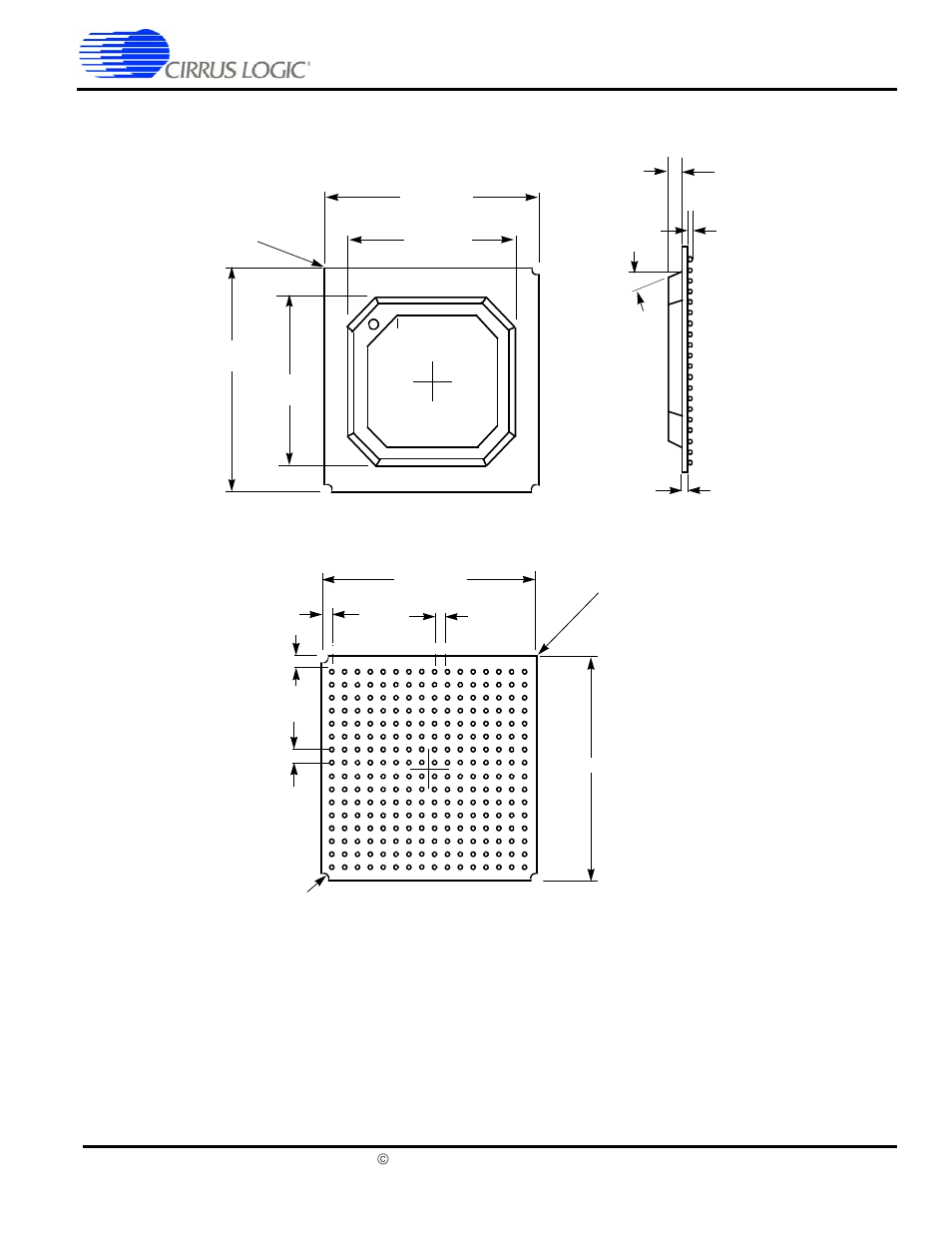 Ball pbga package characteristics, Ball pbga package specifications, Figure 13. 256-ball pbga package | Cirrus Logic EP7309 User Manual | Page 29 / 42