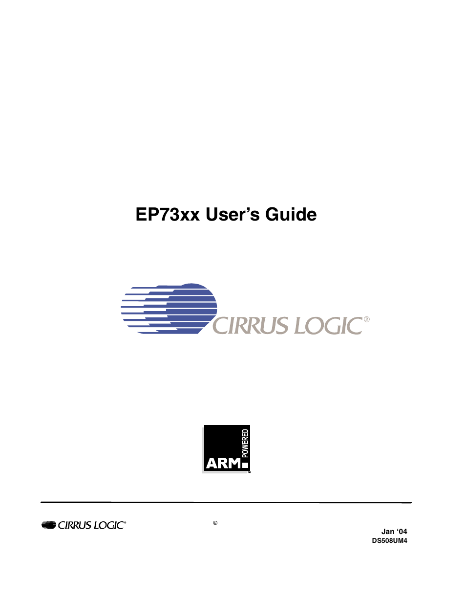 Cirrus Logic EP73xx User Manual | 158 pages