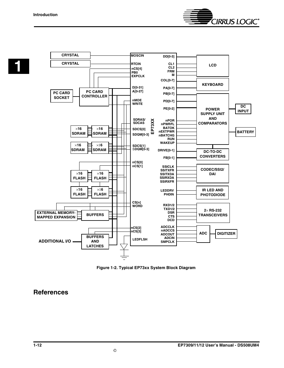 References, References -12 | Cirrus Logic EP73xx User Manual | Page 26 / 158