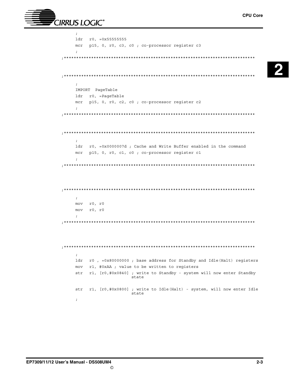 Cirrus Logic EP73xx User Manual | Page 29 / 158