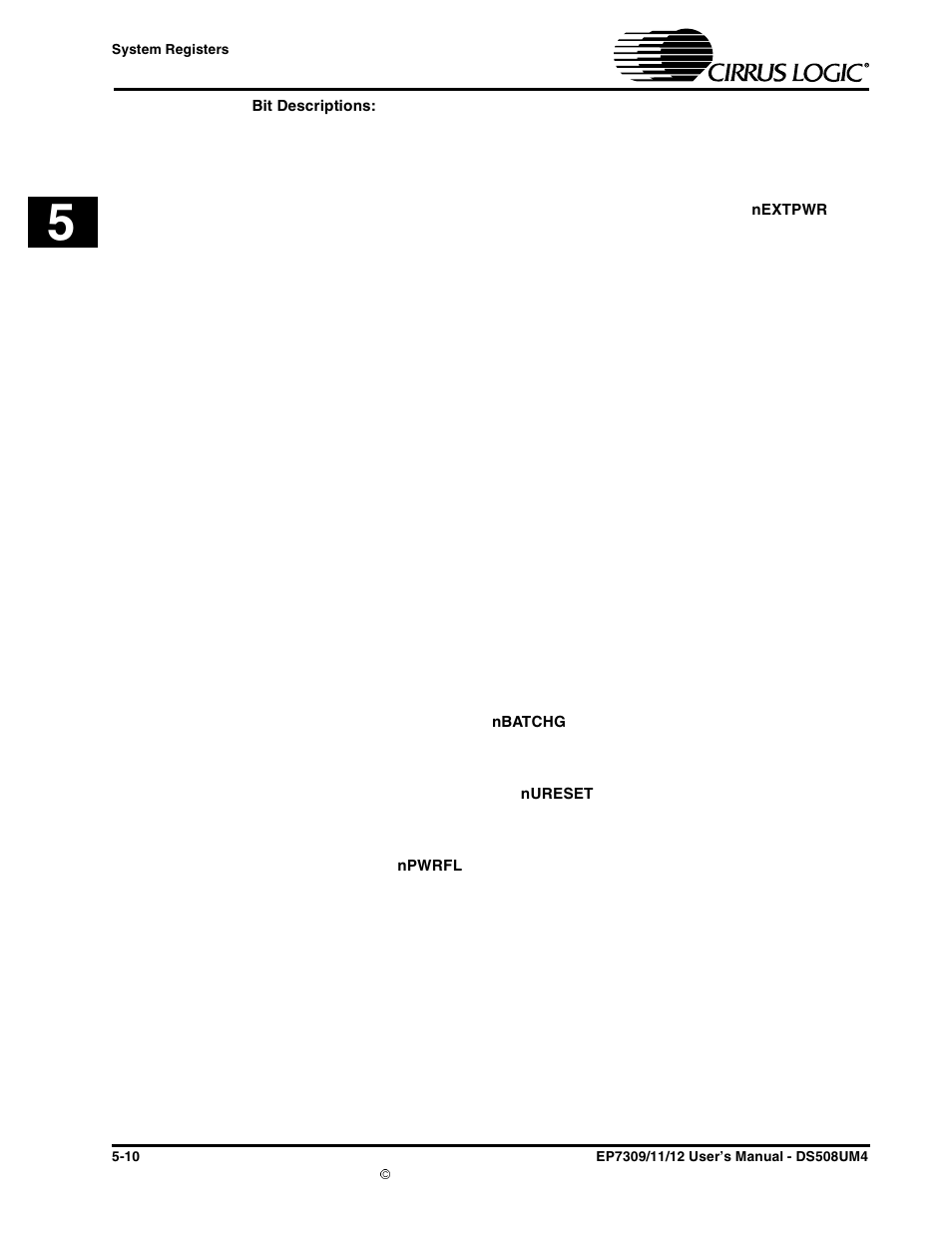Cirrus Logic EP73xx User Manual | Page 70 / 158