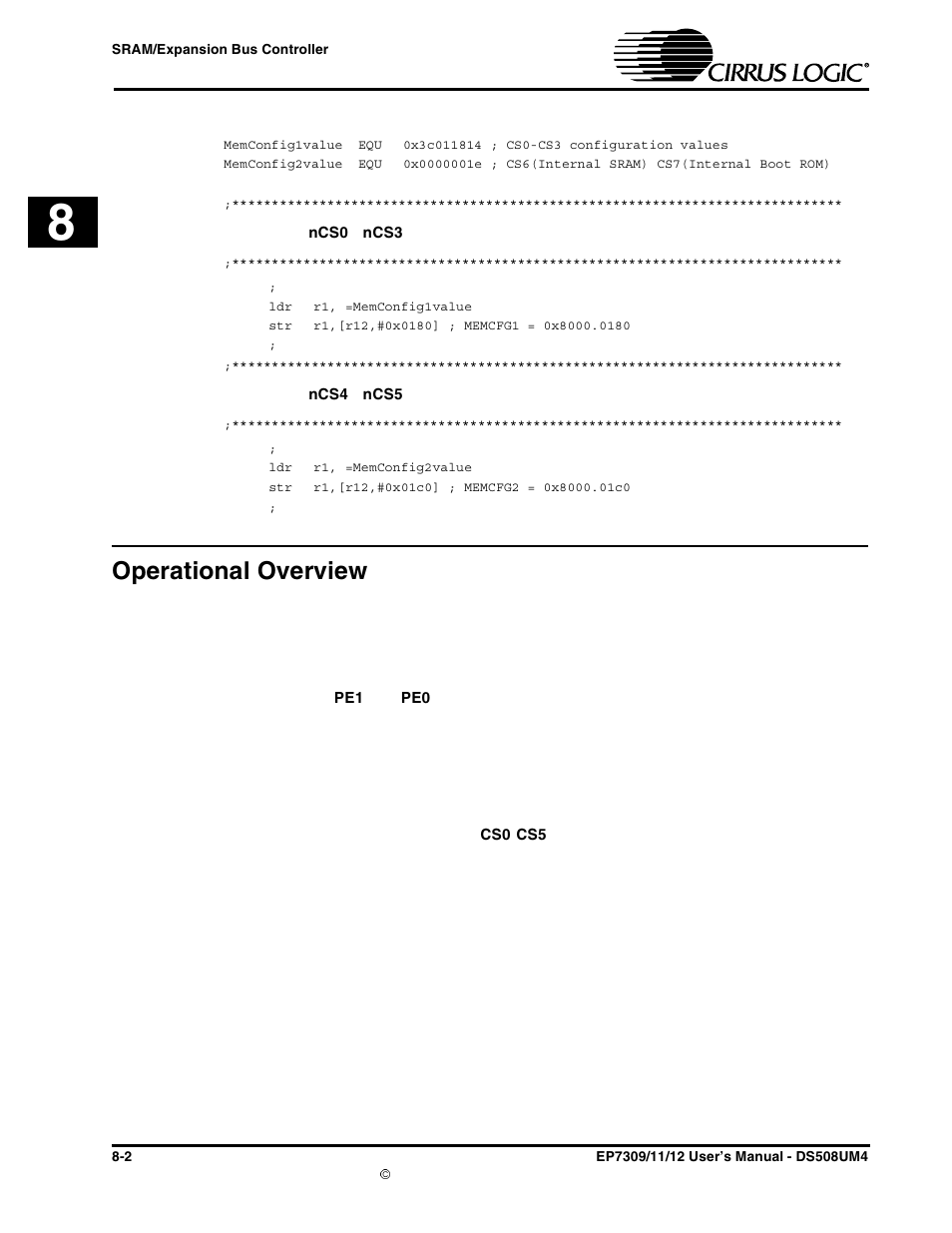 Operational overview, Operational overview -2 | Cirrus Logic EP73xx User Manual | Page 86 / 158