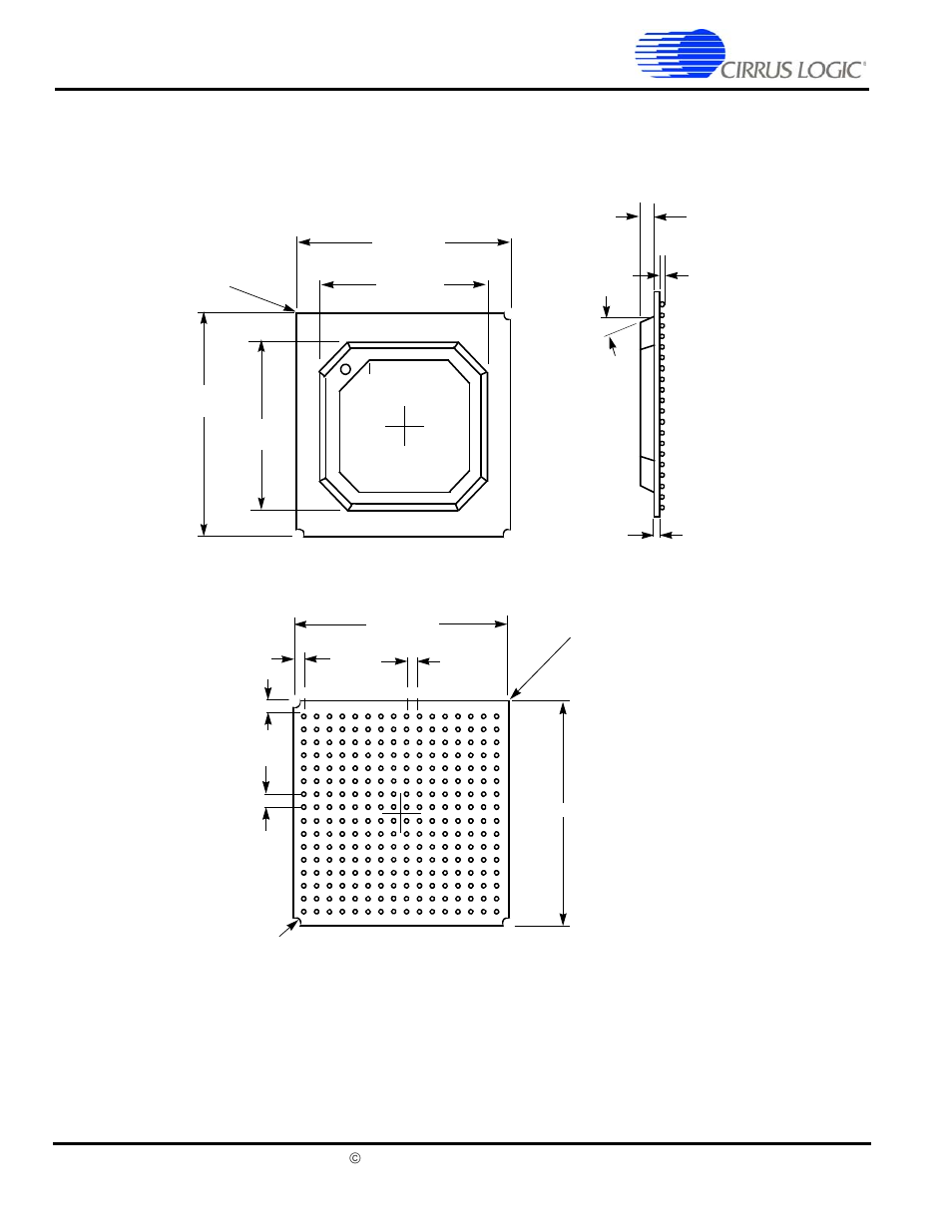 Packages, Ball pbga package characteristics, Ball pbga package specifications | Figure 15. 256-ball pbga package | Cirrus Logic EP7311 User Manual | Page 30 / 42