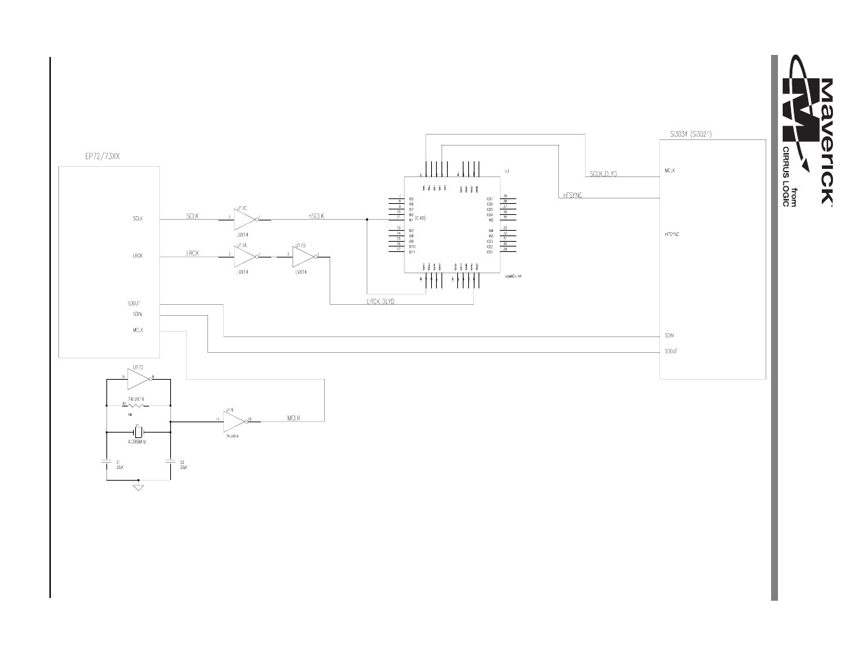 Figure 1. circuit schematic, An187 | Cirrus Logic AN187 User Manual | Page 6 / 12