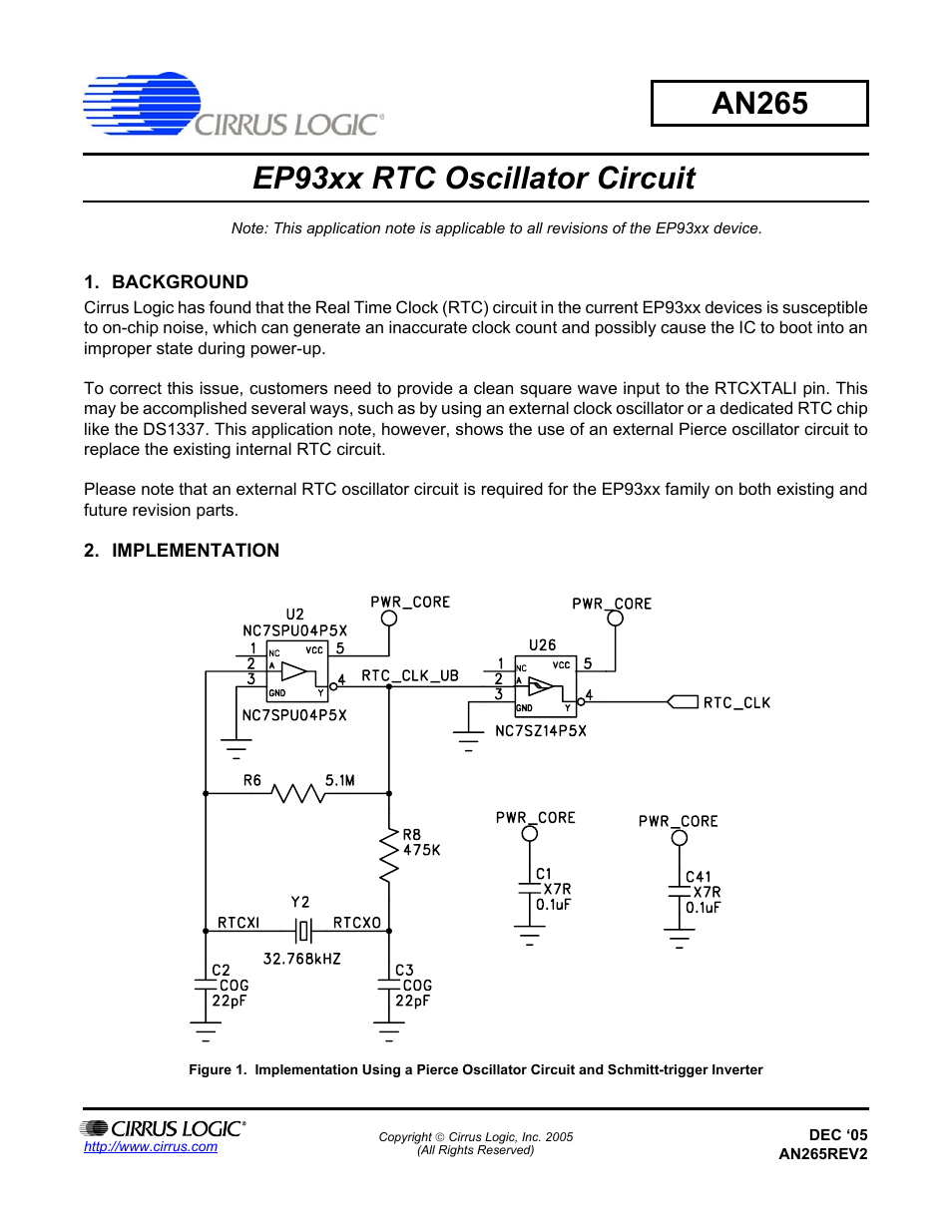 Cirrus Logic AN265 User Manual | 3 pages