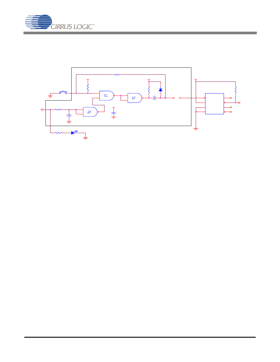 Figure 2 . proposed reset circuit 2, An258, Figure 2. proposed reset circuit 2 | Cirrus Logic AN258 User Manual | Page 2 / 6