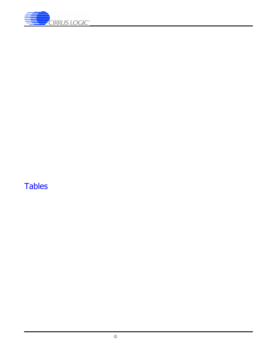 Tables | Cirrus Logic EP93xx User Manual | Page 17 / 824