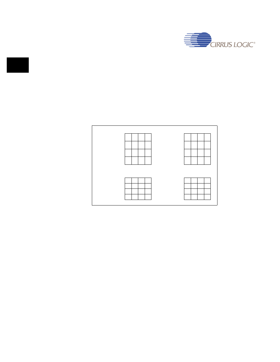 Figure 7-3. graphics matrix for 50% duty cycle -20 | Cirrus Logic EP93xx User Manual | Page 202 / 824