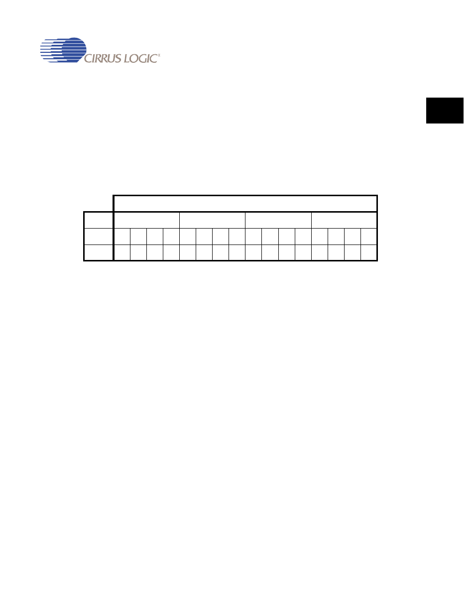 Table 7-10. cursor memory organization -25 | Cirrus Logic EP93xx User Manual | Page 207 / 824