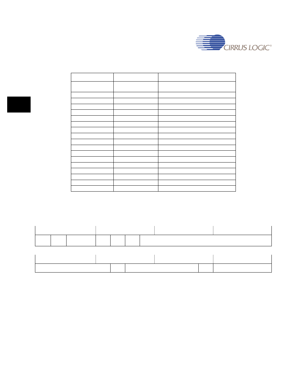 6 registers, 1 bank configuration registers, 6 registers -10 | 1 bank configuration registers -10, Smcbcr[7:0, Speci, Regi | Cirrus Logic EP93xx User Manual | Page 488 / 824