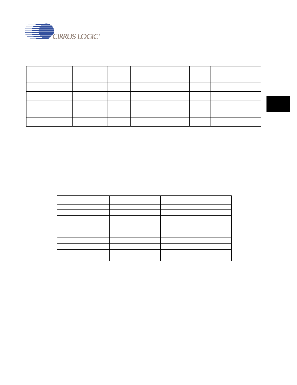 9 registers, 9 registers -17, Table 13-12. address bits used for chip select -17 | Cirrus Logic EP93xx User Manual | Page 513 / 824