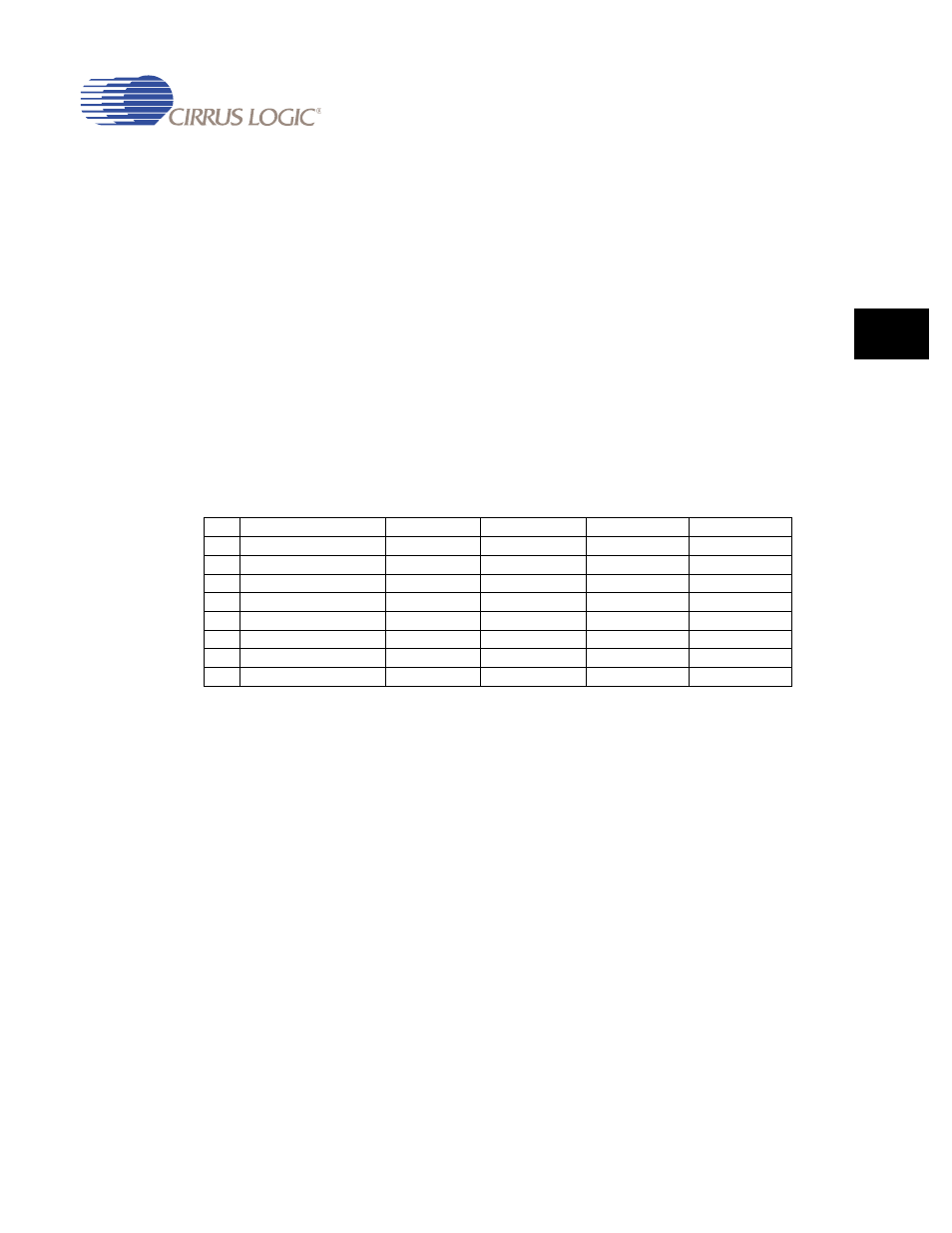 Table 21-3. transmitter fifo’s -3 | Cirrus Logic EP93xx User Manual | Page 659 / 824