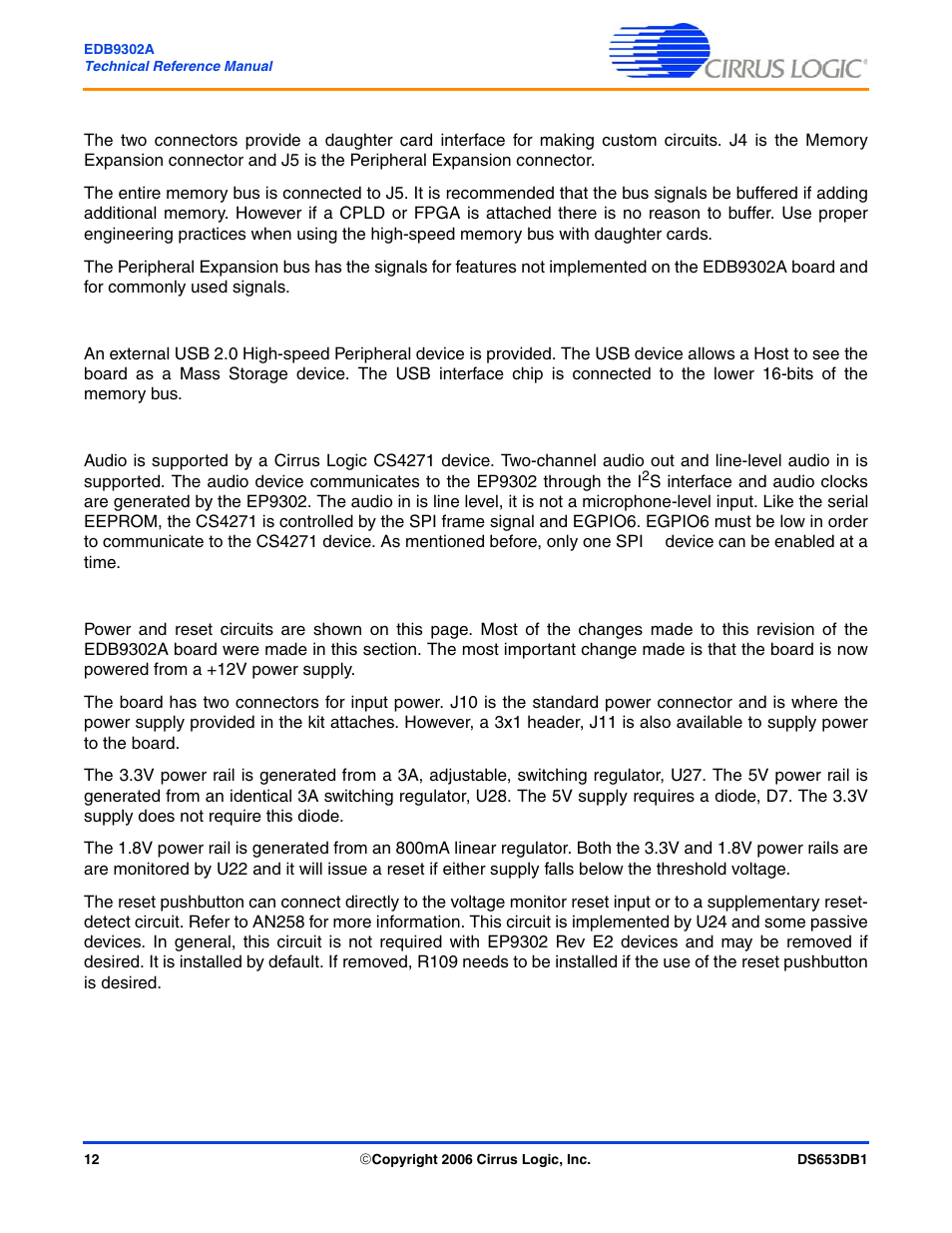 Cirrus Logic EDB9302A User Manual | Page 12 / 40