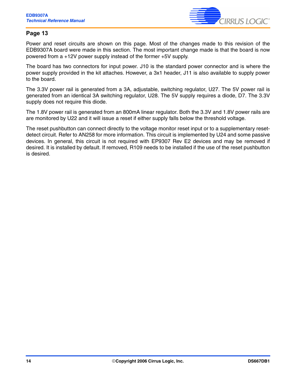 Cirrus Logic EDB9307A User Manual | Page 14 / 44