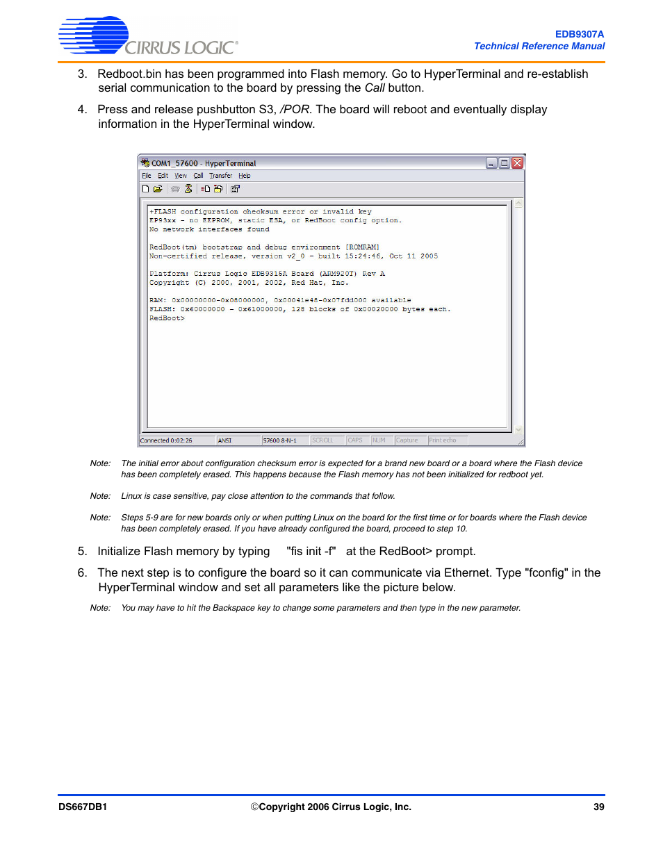 Cirrus Logic EDB9307A User Manual | Page 39 / 44