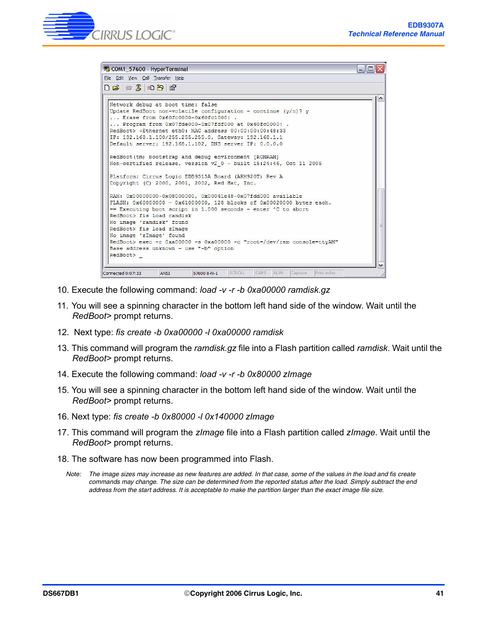 Cirrus Logic EDB9307A User Manual | Page 41 / 44