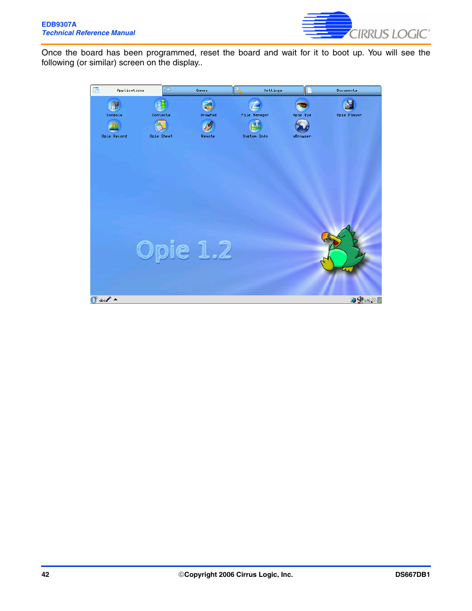 Cirrus Logic EDB9307A User Manual | Page 42 / 44