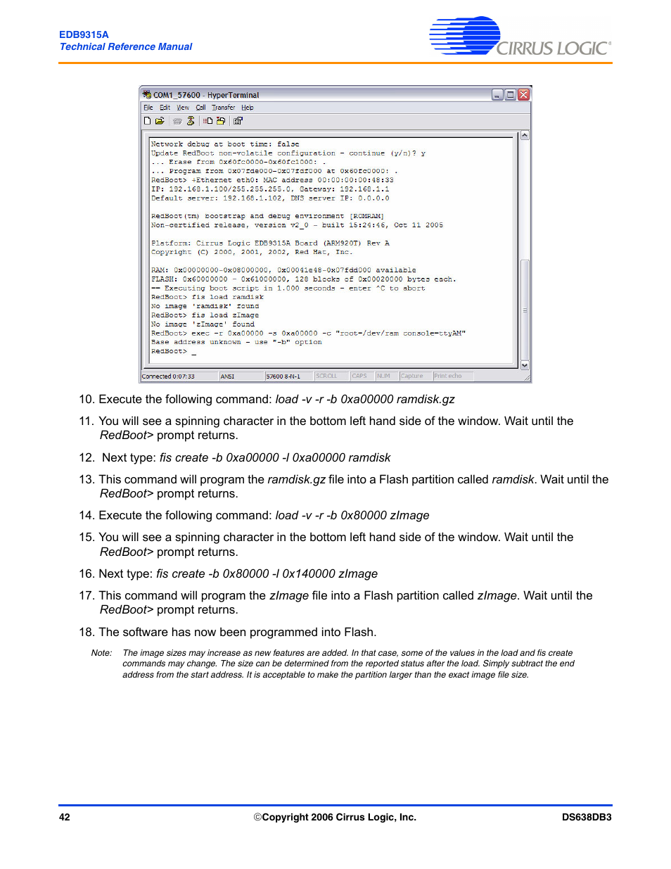 Cirrus Logic EDB9315A User Manual | Page 42 / 44
