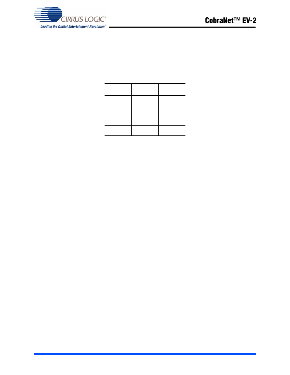 Cobranet™ ev-2 | Cirrus Logic EV2 User Manual | Page 20 / 44