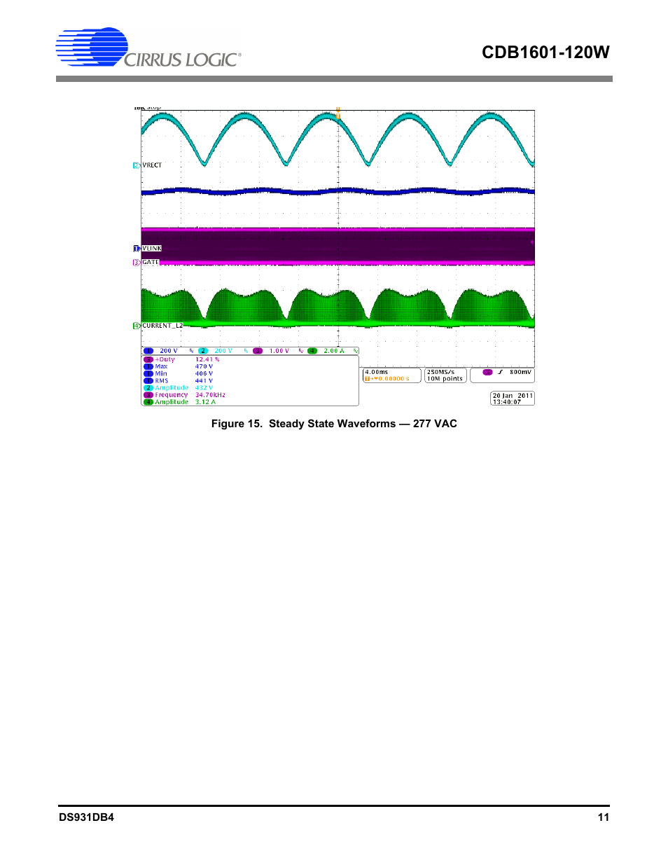 Cirrus Logic CDB1601-120W User Manual | Page 11 / 24