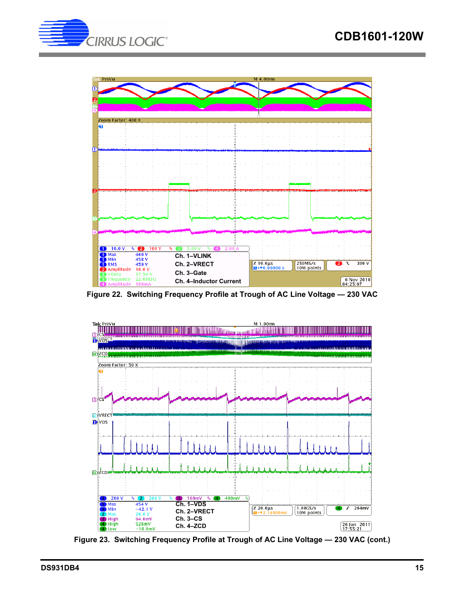 Cirrus Logic CDB1601-120W User Manual | Page 15 / 24