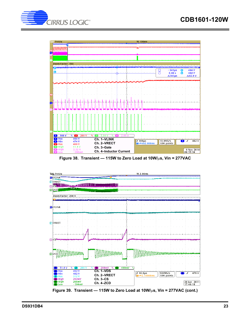 Cirrus Logic CDB1601-120W User Manual | Page 23 / 24