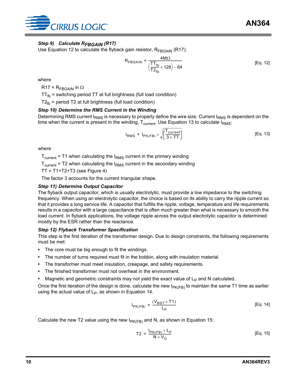 An364 | Cirrus Logic AN364 User Manual | Page 10 / 28