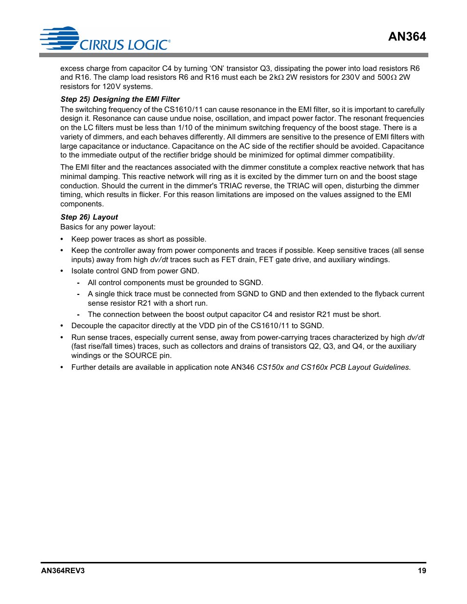 An364 | Cirrus Logic AN364 User Manual | Page 19 / 28