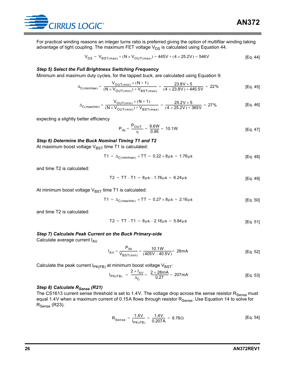 An372 | Cirrus Logic AN372 User Manual | Page 26 / 32
