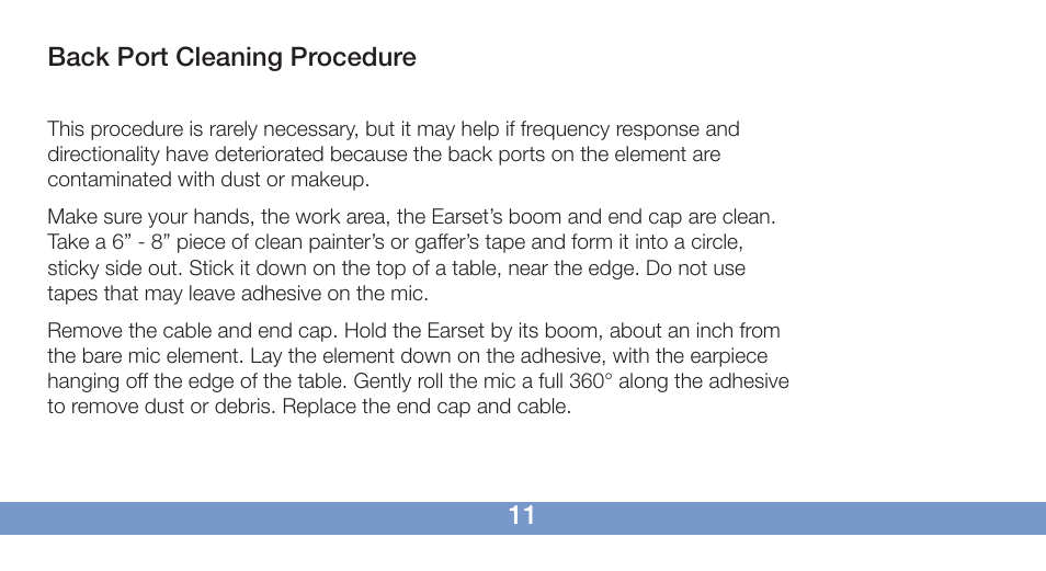 Countryman E2 Earset User Manual | Page 12 / 16