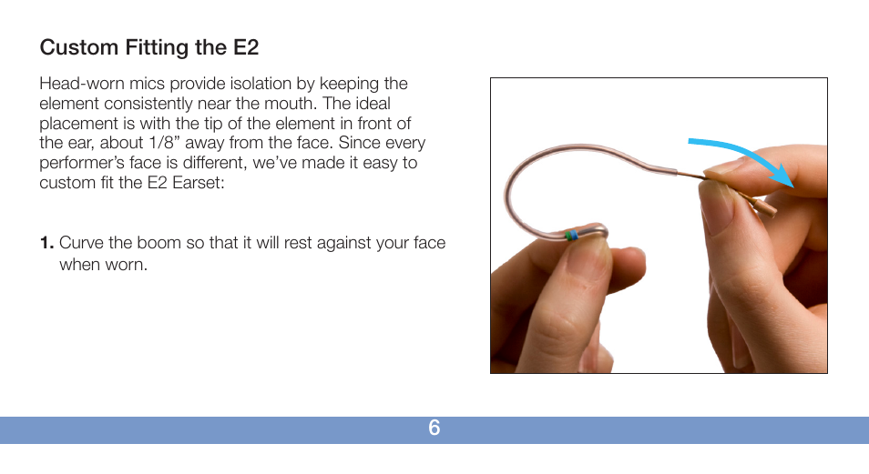 Countryman E2 Earset User Manual | Page 7 / 16