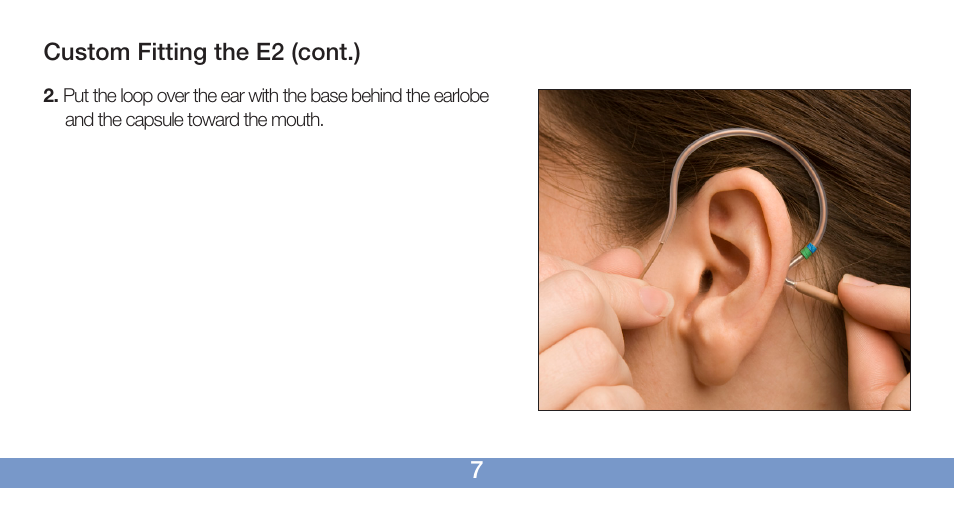 Countryman E2 Earset User Manual | Page 8 / 16