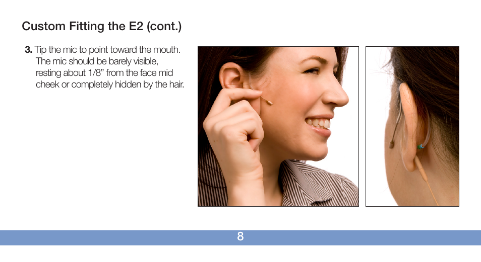 Countryman E2 Earset User Manual | Page 9 / 16