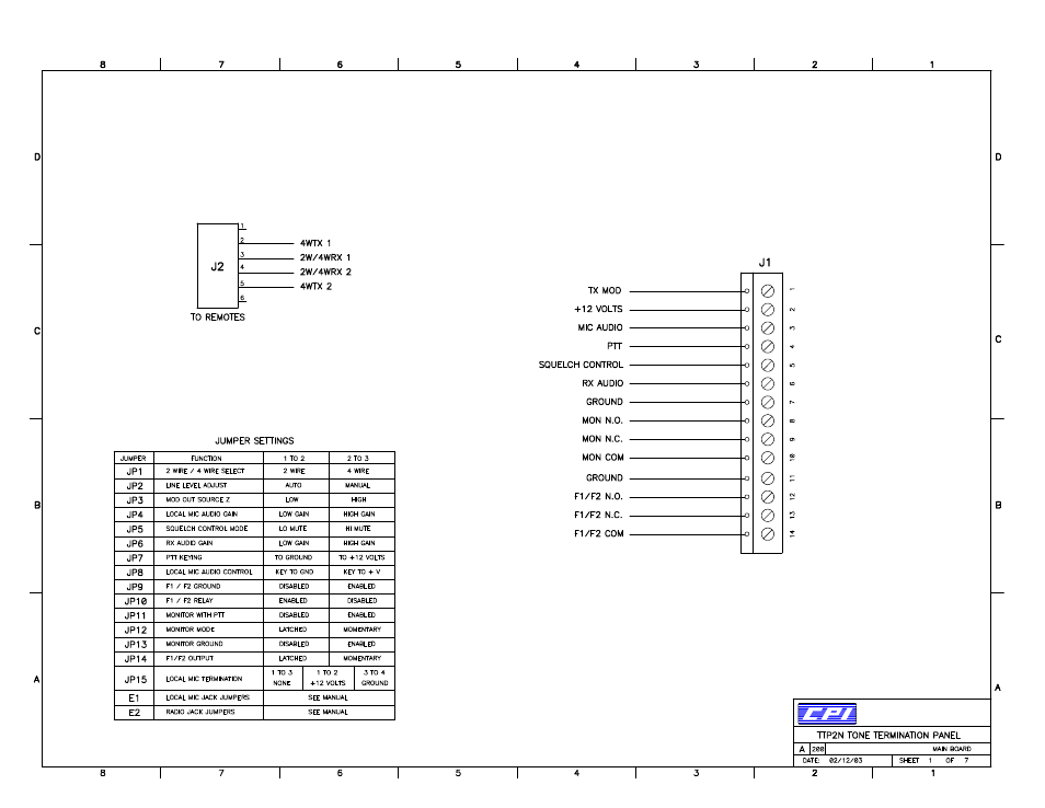 CPI Communications TTP(N) Series User Manual | Page 6 / 13