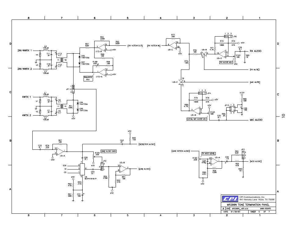 CPI Communications MR200(N) Series User Manual | Page 10 / 13