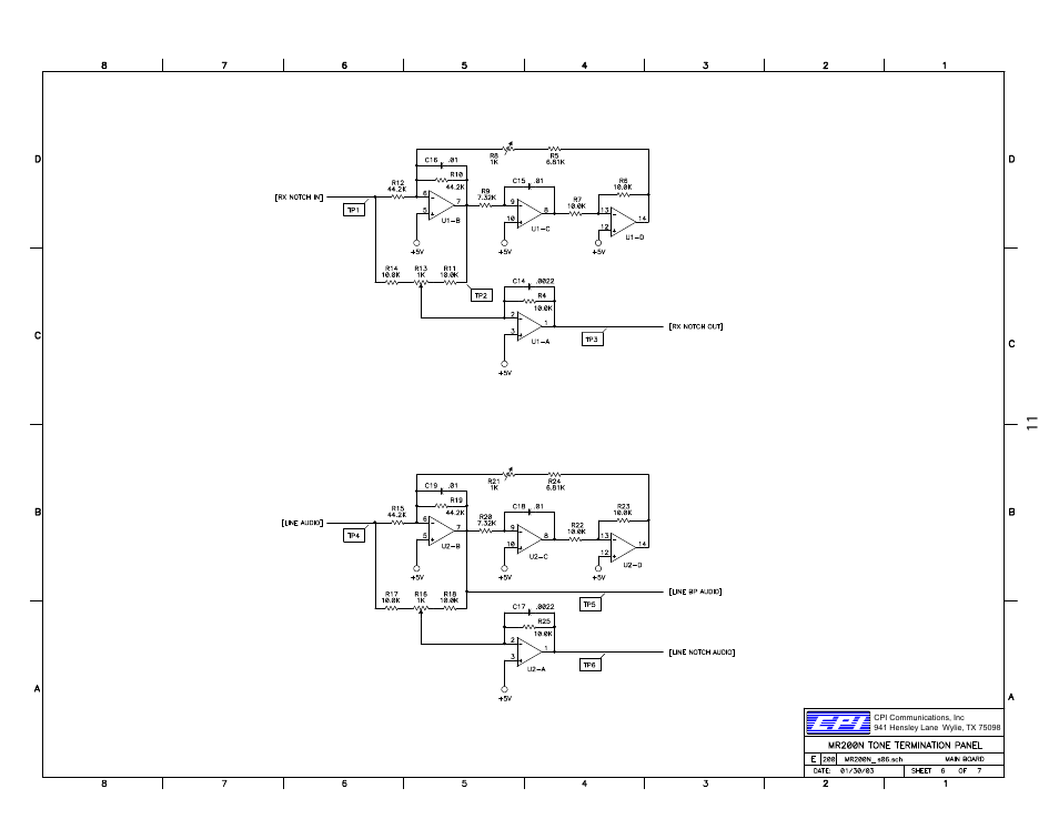 CPI Communications MR200(N) Series User Manual | Page 11 / 13