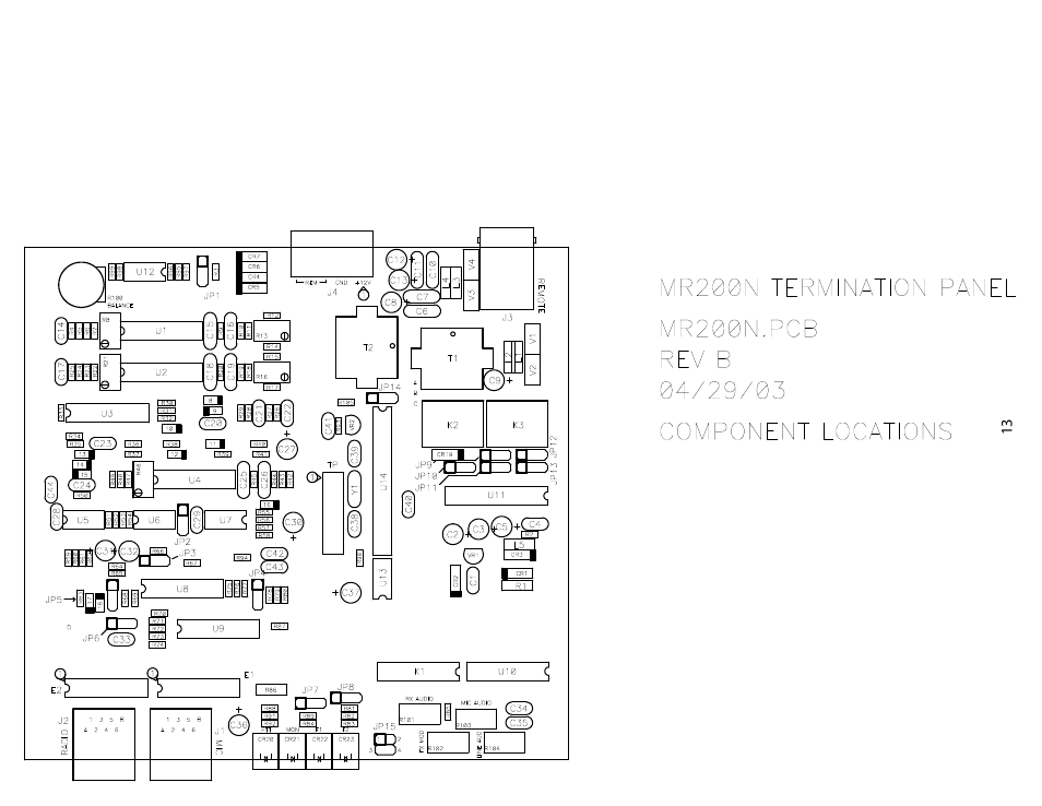 CPI Communications MR200(N) Series User Manual | Page 13 / 13