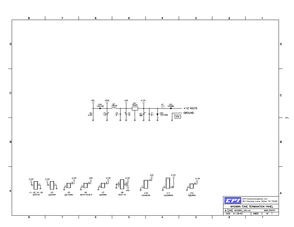 CPI Communications MR200(N) Series User Manual | Page 7 / 13